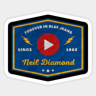 Neil Diamond // Play Button Sticker